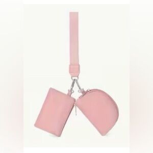 Pink Wristlet and Coin Purse Set NEW